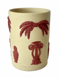 Wedgwood Egyptian Collection Primrose Jasper Small Spill Vase (1978)