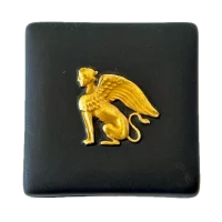 A Hand-Gilded Black Basalt Piece from the Wedgwood Egyptian Collection