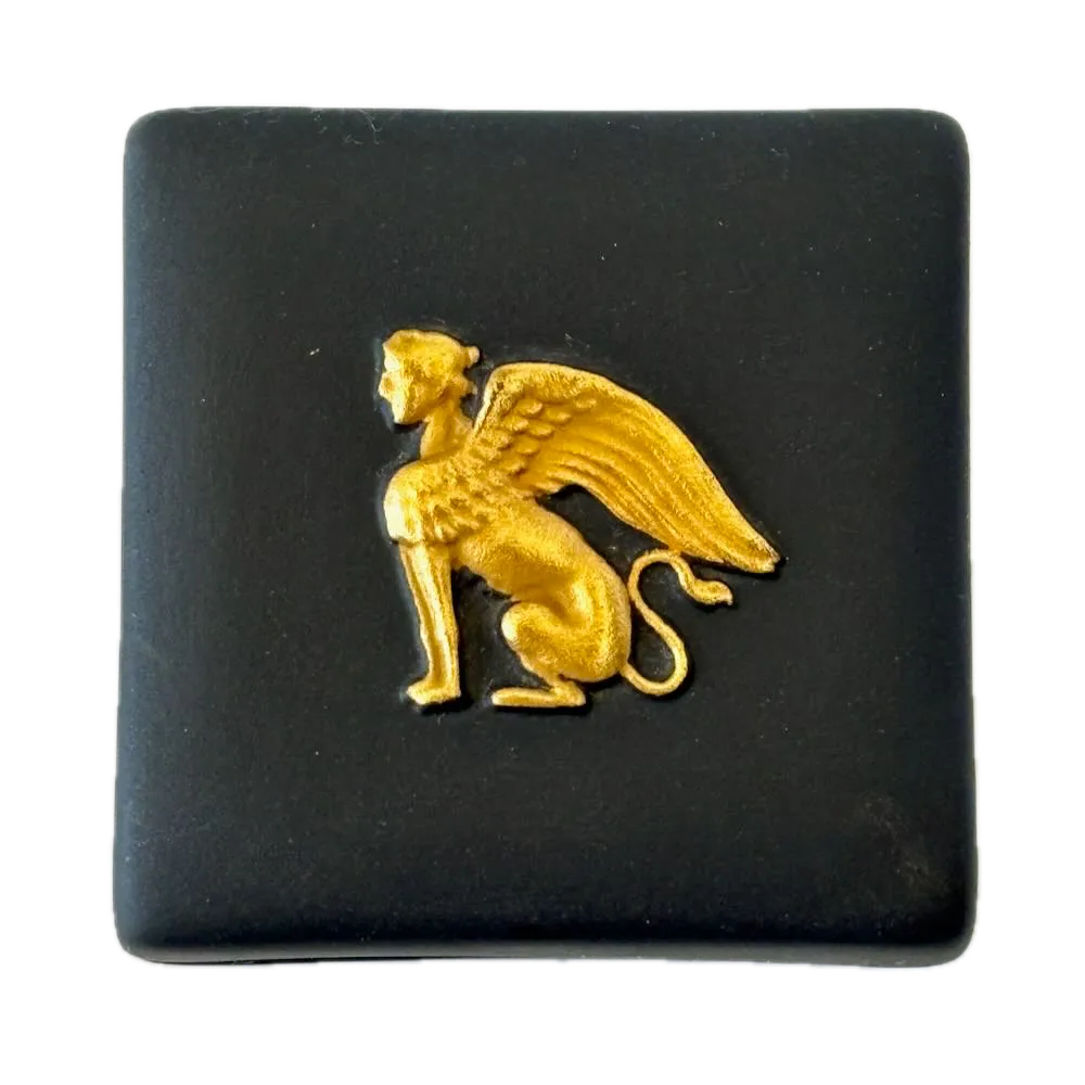 IMG_0958 Background Removed_result - Atelier85 Antiques A Hand-Gilded Black Basalt Piece from the Wedgwood Egyptian Collection