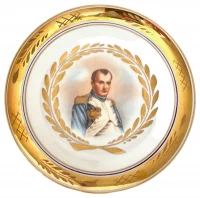 Bing & Grøndahl, Porcelain, Napoleon Bonaparte Portrait Plate