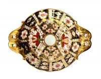 Royal Crown Derby Traditional Imari 2451 Footed Sweet Dish in Duchess Form c.1966