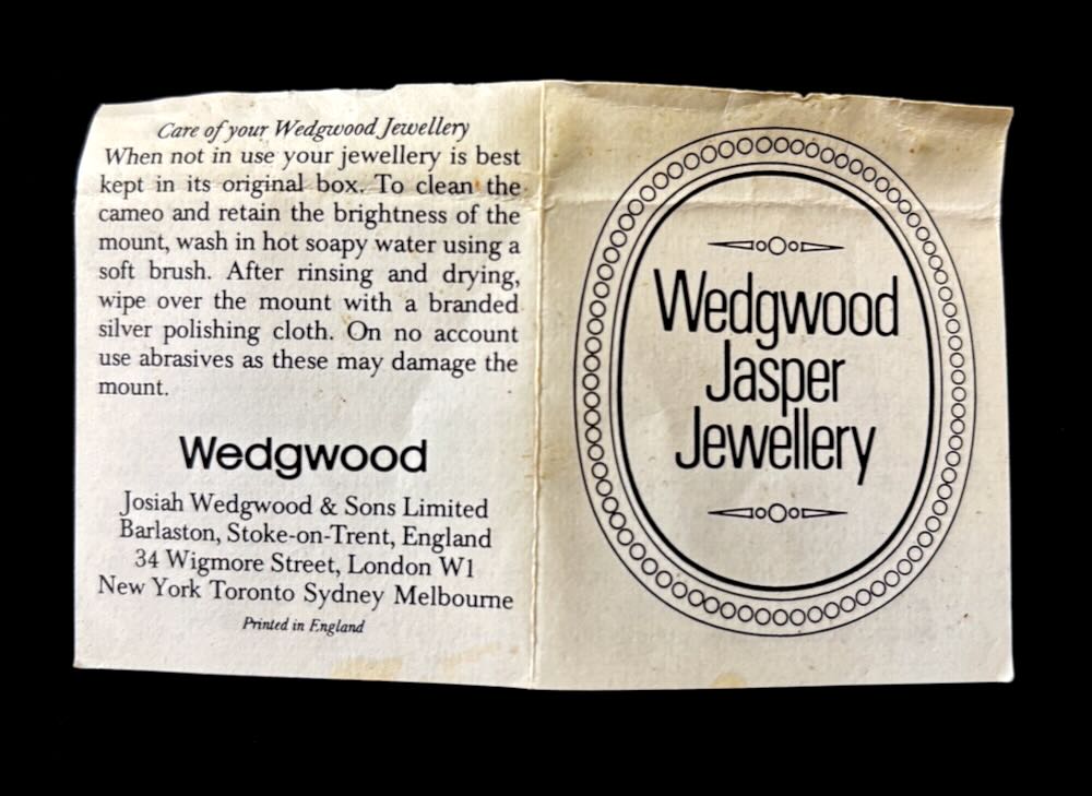 Wedgwood Jasper Jewellery in the Remarkable Egyptian Revival Era