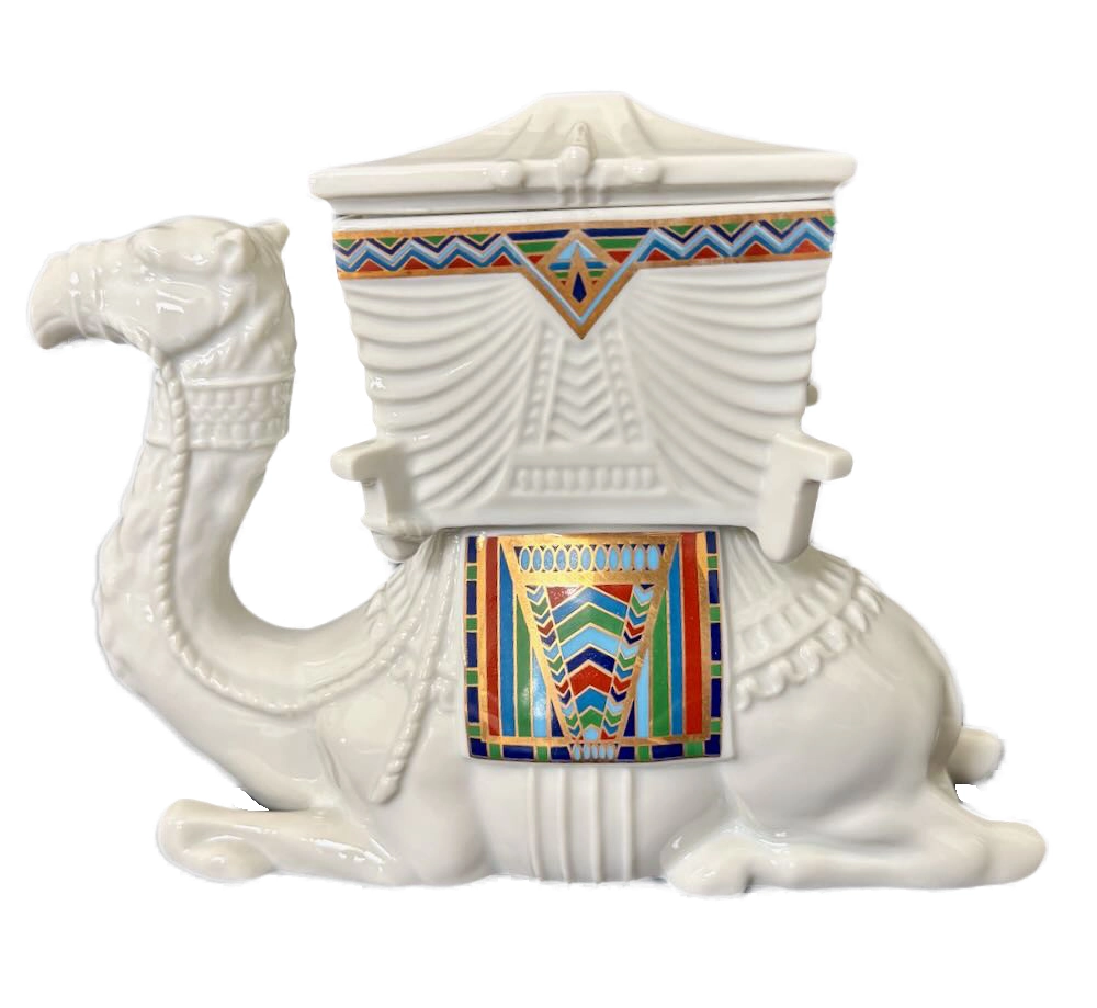 IMG_1470 - Atelier85 Antiques Elizabeth Arden The Royal Caravan Camel Porcelain Trinket Box c.1980s