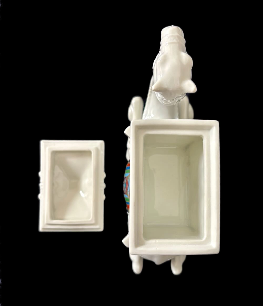 IMG_1472 - Atelier85 Antiques Elizabeth Arden The Royal Caravan Camel Porcelain Trinket Box c.1980s