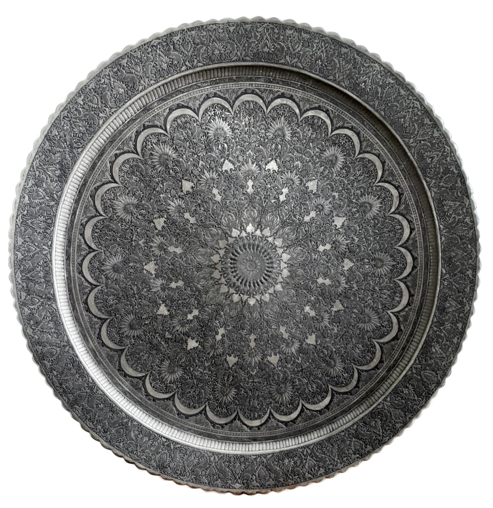 IMG_1616 - Atelier85 Antiques Persian Ghalamzani: The Unique Ancient Art of Hand-Engraved Metalwork