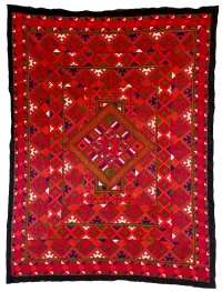 Vintage Large Baluchi Embroidered Textile Panel