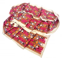 188" Vintage Baluchi Embroidered Panel
