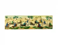 Early Persian Chogan (Polo) Miniature on Bone c.1920–1935