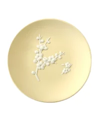 4" Floral Vintage Wedgwood Primrose Jasperware Plate