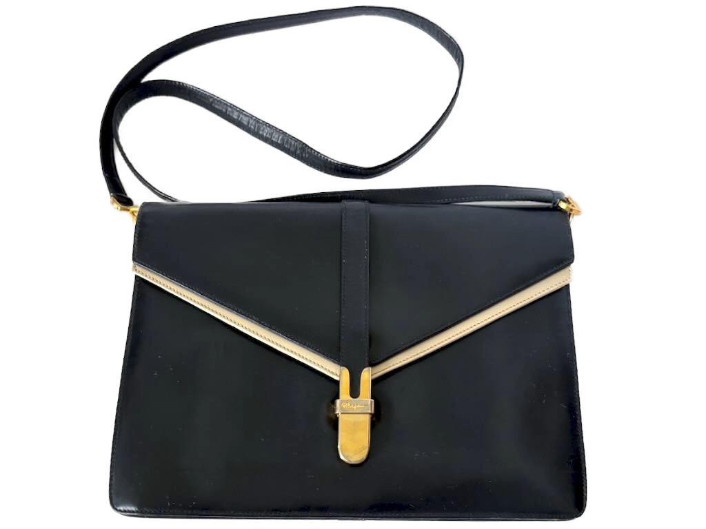 IMG_4021 - Atelier85 Antiques Vintage Salvatore Ferragamo Leather Handbag